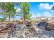Firepit with seating situated in an outdoor living area at 2901 S Dandelion St, Pahrump, NV 89048