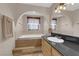 Main bathroom with a large soaking tub at 2901 S Dandelion St, Pahrump, NV 89048