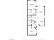 Detailed floor plan showcasing the layout of a single-Gathering house with labeled rooms and dimensions at 7115 S Durango Dr # 308, Las Vegas, NV 89113