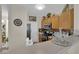 The kitchen showcases stainless steel appliances and ample storage at 7115 S Durango Dr # 313, Las Vegas, NV 89113