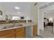 Bright and airy kitchen featuring stainless steel appliances and ample counter space, great for meal preparation at 7115 S Durango Dr # 313, Las Vegas, NV 89113