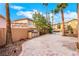 Outdoor patio area with grill and surrounding privacy wall at 8925 Rio Verde Ave, Las Vegas, NV 89147