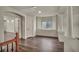 Upstairs bonus room area featuring luxury vinyl plank flooring and access to other rooms at 9781 Arcadian Estate Ct, Las Vegas, NV 89141