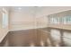 Dance studio features wood floors, wall mirrors, and ballet barres at 9909 Moon Valley Pl, Las Vegas, NV 89134