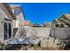 Backyard view featuring concrete patio and perimeter block wall at 10026 Mystic Dance St, Las Vegas, NV 89183