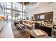 Spacious lobby with soaring ceilings, comfortable seating, and a modern design at 10096 Amethyst Hills St, Las Vegas, NV 89148
