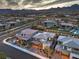 Beautiful aerial view of a home in a suburban Las Vegas neighborhood at 12356 Grey Dunes Ave, Las Vegas, NV 89138