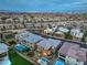Sprawling aerial view showcasing the luxurious homes and neighborhood in Las Vegas at 12356 Grey Dunes Ave, Las Vegas, NV 89138