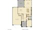 First floor plan highlighting the kitchen, dining room, living room, and 3-bay garage at 12356 Grey Dunes Ave, Las Vegas, NV 89138