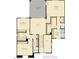 Second-floor floorplan layout showing the bedrooms, baths and living space at 12356 Grey Dunes Ave, Las Vegas, NV 89138