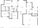 Simplified floor plan illustrating room sizes and layout of the living spaces within the house at 1561 Doran Dr, Las Vegas, NV 89123