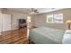 Large bedroom features natural light, hardwood floors, and an attached bathroom at 2653 Rimbaud St, Henderson, NV 89044