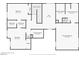 Detailed second floor plan featuring bedrooms, bathrooms, laundry, and the primary suite with closet at 2653 Rimbaud St, Henderson, NV 89044