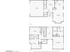 Detailed floor plan of the home's first and second floors showing layout with bedrooms, bathrooms, and living spaces at 2653 Rimbaud St, Henderson, NV 89044