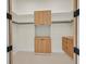 This closet features custom shelving and cabinets at 34 Vintage Canyon St, Las Vegas, NV 89141