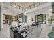 Bright and airy living space with modern finishes, high ceilings, and an open layout at 34 Vintage Canyon St, Las Vegas, NV 89141