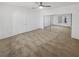 Spacious carpeted bedroom with sliding closet doors at 6701 Squaw Mountain Dr # 201, Las Vegas, NV 89130