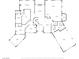 Detailed floor plan showcasing layout of the home with primary bedroom, kitchen, living room, and garage at 8625 Scarsdale Dr, Las Vegas, NV 89117