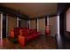 Entertain in your private home theatre with plush seating and a popcorn maker at 9325 Canyon Classic Dr, Las Vegas, NV 89144