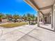 Backyard patio with landscaping at 11 Canoa Hills Dr, Henderson, NV 89052
