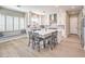 Open kitchen features a large island with seating and a window bench at 11 Canoa Hills Dr, Henderson, NV 89052
