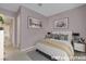 Cozy bedroom featuring neutral tones, soft lighting, and elegant decor at 2062 Dipinto Ave, Henderson, NV 89052