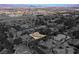 High-definition aerial view of a residential neighborhood featuring diverse home styles and mature trees at 2508 Rancho Bel Air Dr, Las Vegas, NV 89107