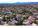 A lush aerial view capturing the neighborhood's mature trees at 2508 Rancho Bel Air Dr, Las Vegas, NV 89107