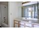 Simple bathroom featuring vanity, sink, mirror, and tub with shower combination at 3550 Bay Sands Dr # 2027, Laughlin, NV 89029