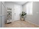 Charming entryway with tile flooring, decorative accents, and natural light from a window at 4519 Stardusk Falls Ave, North Las Vegas, NV 89084