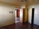 Bedroom with ceiling fan, storage, and multiple closets at 4855 S Torrey Pines Dr # 102, Las Vegas, NV 89103