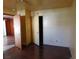 Bedroom with ceiling fan, storage, and closet at 4855 S Torrey Pines Dr # 102, Las Vegas, NV 89103