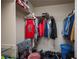 Walk-in closet featuring ample storage for clothing and shoes, keeping everything organized at 5863 Corbin Ave, Las Vegas, NV 89122