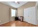 Bright bedroom with hardwood floors and good natural light at 8427 Green Mesa Ct, Las Vegas, NV 89147