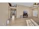 Bright living room with hardwood floors, neutral paint, and plenty of natural light at 8427 Green Mesa Ct, Las Vegas, NV 89147