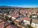 Aerial view of a residential neighborhood at 8453 Garnet Peak Ct, Las Vegas, NV 89117