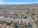 The property has a wonderful aerial view, with the neighborhood spanning across the frame at 9836 La Vid Ct, Las Vegas, NV 89117