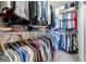 Walk-in closet featuring organized shelving and clothing racks at 9836 La Vid Ct, Las Vegas, NV 89117