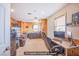 Bedroom offering wood paneling, carpet, and natural light at 1912 Margarita Ave, Henderson, NV 89011