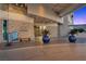 Inviting entrance to Sky Las Vegas with stone accents and lush potted plants at 2700 Las Vegas Blvd # 809, Las Vegas, NV 89109