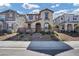 Charming two-story home featuring desert landscaping and neutral color palette at 3757 Via Gennaro, Henderson, NV 89044