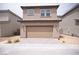 Detached two-car garage with a paved driveway, offering ample parking space at 3757 Via Gennaro, Henderson, NV 89044