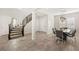 Welcoming foyer featuring staircase, neutral colors, and access to dining room and other areas at 4081 Turquoise Falls St, Las Vegas, NV 89129