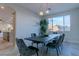 Dining room with large window providing ample natural light at 9824 Gallo Dr, Las Vegas, NV 89147