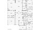 Detailed floor plan of the home, illustrating the layout of rooms, including bedrooms, bathrooms, and living spaces at 1 Grand Masters Dr, Las Vegas, NV 89141