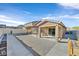 Spacious backyard featuring low-maintenance landscaping, a covered patio, and serene outdoor living at 101 Deseo Ct, North Las Vegas, NV 89031