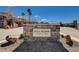 Stone Villa Palermo entrance sign with landscaping, marking the entrance to the community at 1150 Calcione Dr, Henderson, NV 89011