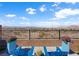 Backyard view overlooking city lights and desert landscape at 181 Sierra Alta Pl, Henderson, NV 89015