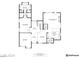 First floorplan for house with Primary bedroom, living room, dining room, and kitchen at 2638 Douglas Cir, Henderson, NV 89074