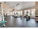 Community gym with multiple treadmills, elliptical machines, and free weights at 2725 S Nellis Blvd # 2179, Las Vegas, NV 89121